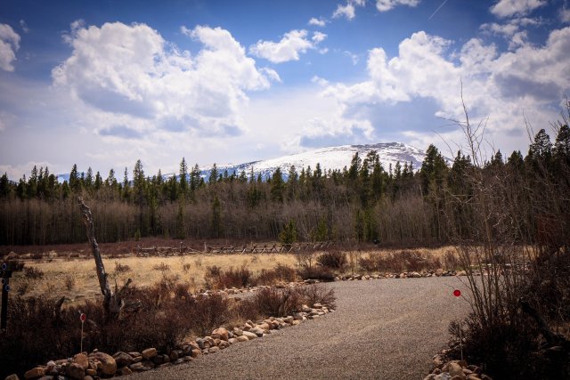 Mountains looks west